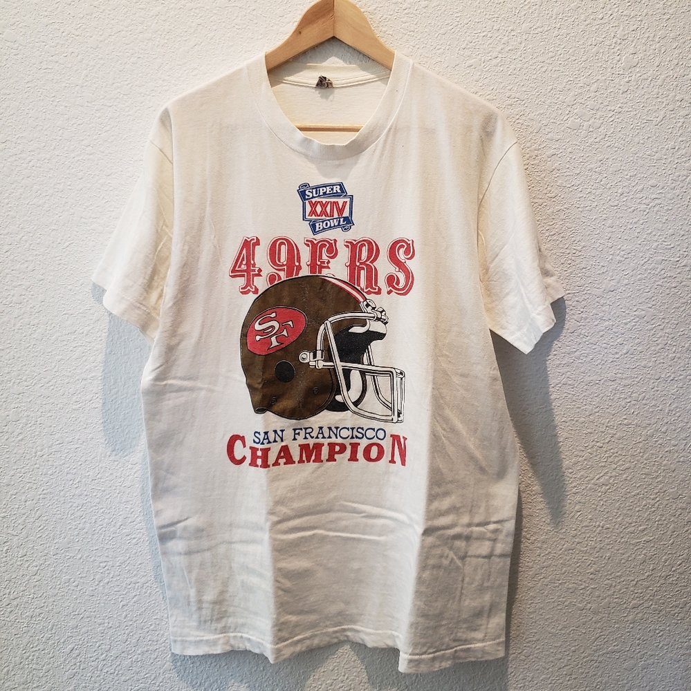 Vintage 1990’s NFL San Francisco 49ers T-Shirt Men's sz XL White Made in USA
